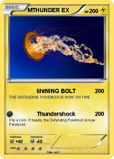Pokemon MTHUNDER EX