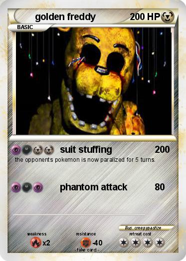 Pokemon golden freddy