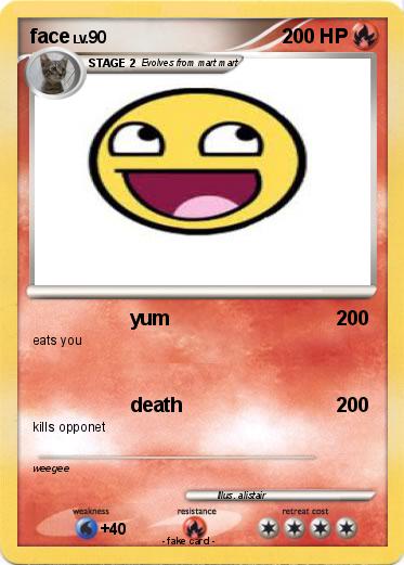 Pokemon face