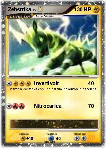 Pokemon Zebstrika