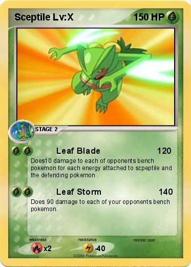 Pokemon Sceptile Lv:X