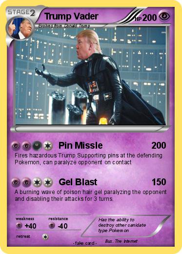 Pokemon Trump Vader