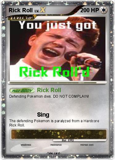 Pokemon Rick Roll