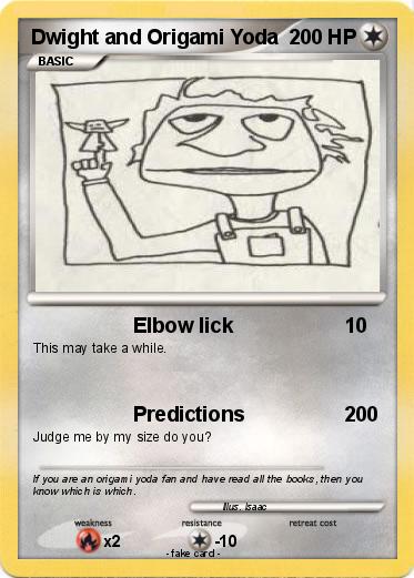 Pokemon Dwight and Origami Yoda