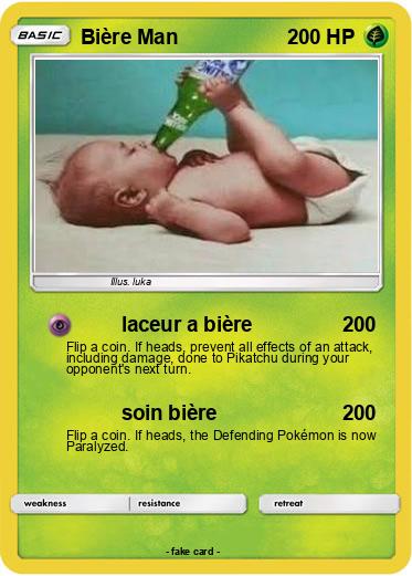 Pokemon Bière Man