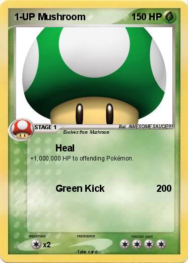 Pokemon 1-UP Mushroom