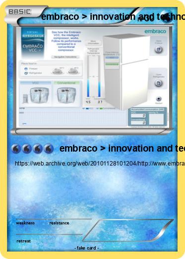 Pokemon embraco > innovation and technology > simulators > embraco vcc - refrigerator