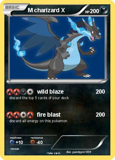 Pokemon M charizard X