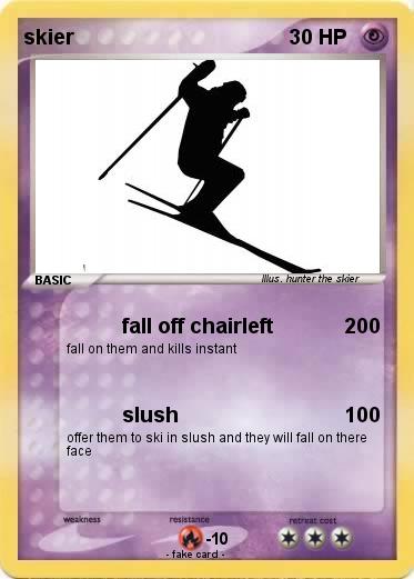 Pokemon skier