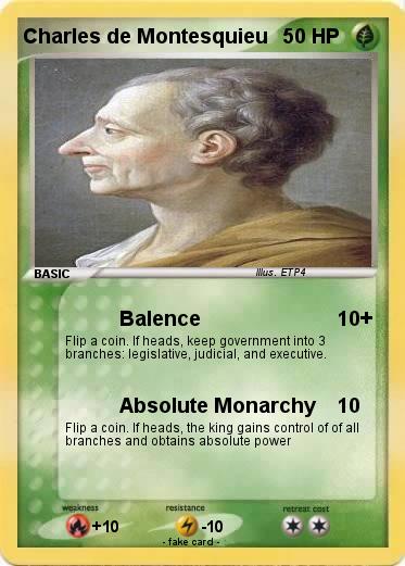 Pokemon Charles de Montesquieu