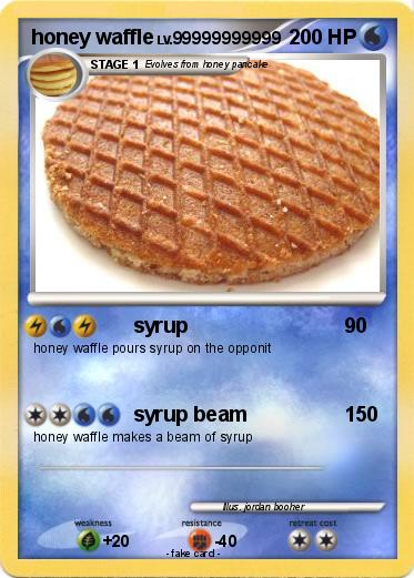 Pokemon honey waffle
