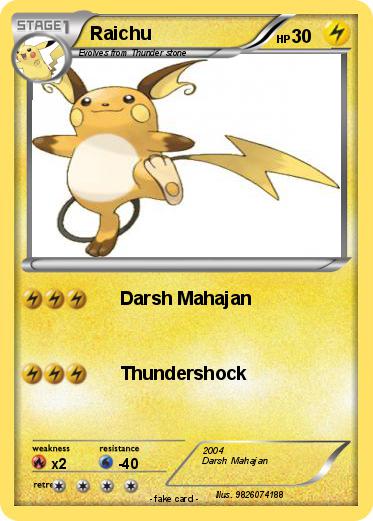 Pokemon Raichu