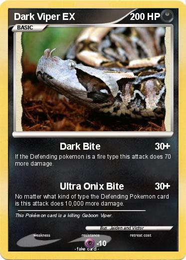 Pokemon Dark Viper EX