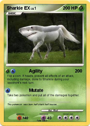 Pokemon Sharkie EX