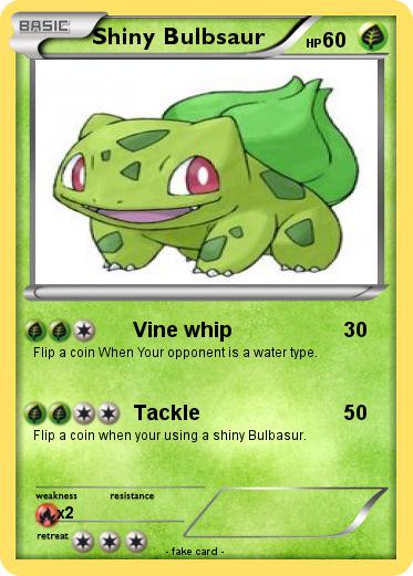 Pokemon Shiny Bulbsaur