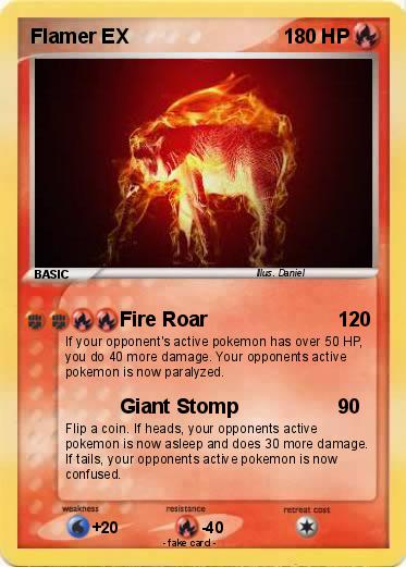 Pokemon Flamer EX