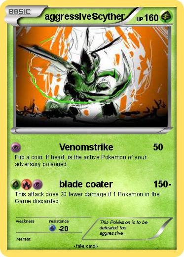 Pokemon aggressiveScyther