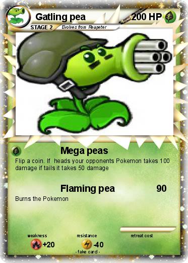 Pokemon Gatling pea