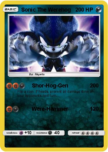 Pokemon Sonic The Werehog