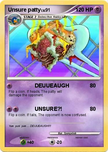 Pokemon Unsure patty