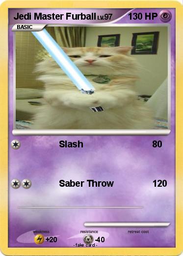 Pokemon Jedi Master Furball