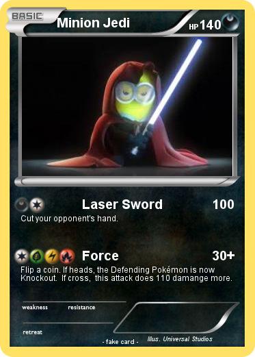 Pokemon Minion Jedi