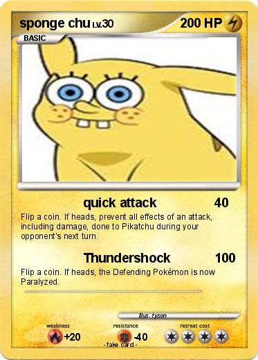 Pokemon sponge chu