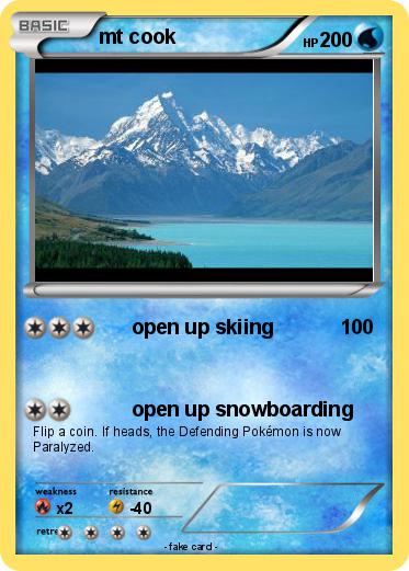 Pokemon mt cook