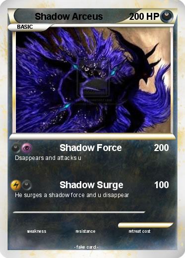 Pokemon Shadow Arceus