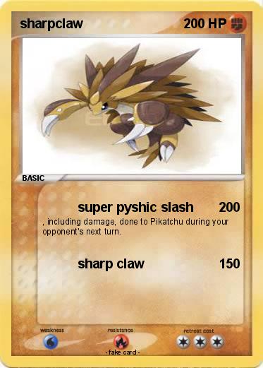 Pokemon sharpclaw