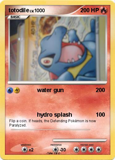 Pokemon totodile
