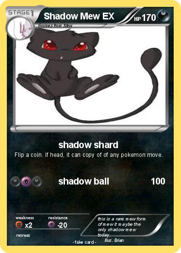 Pokemon Shadow Mew EX
