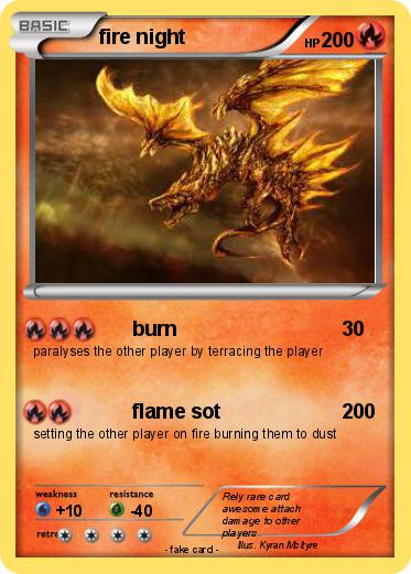 Pokemon fire night