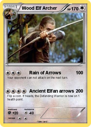 Pokemon Wood Elf Archer