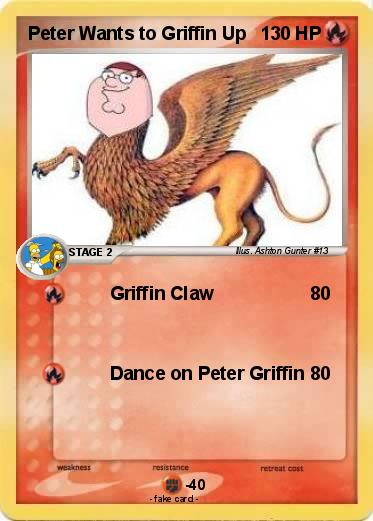 Pokemon Peter Wants to Griffin Up