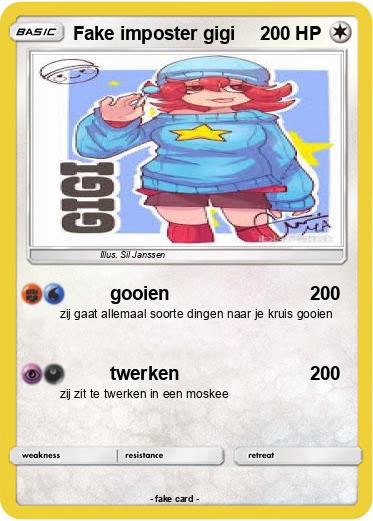 Pokemon Fake imposter gigi