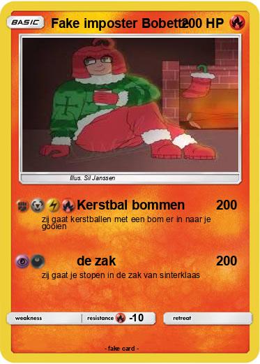 Pokemon Fake imposter Bobette