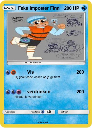 Pokemon Fake imposter Finn