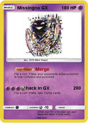 Pokemon Missingno GX