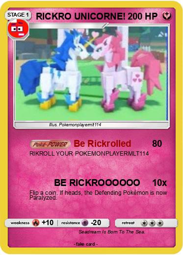 Pokemon RICKRO UNICORNE!