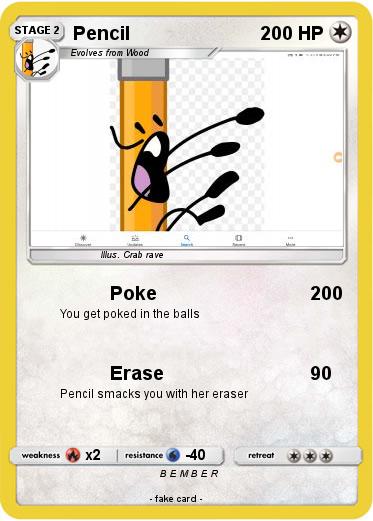 Pokemon Pencil