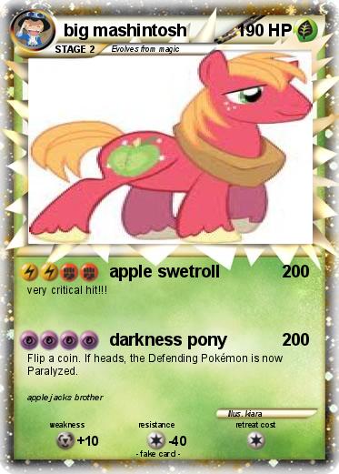 Pokemon big mashintosh