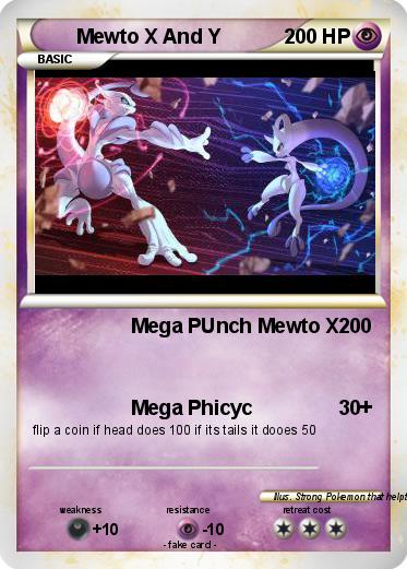 Pokemon Mewto X And Y