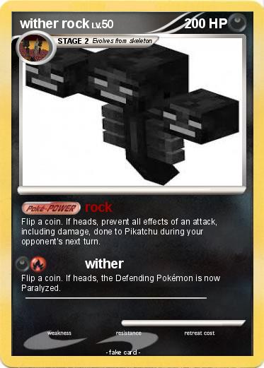 Pokemon wither rock