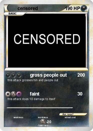 Pokemon censored
