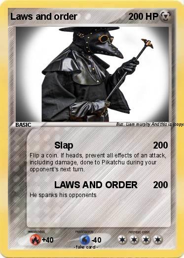 Pokemon Laws and order