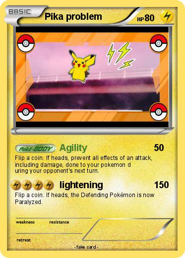 Pokemon Pika problem