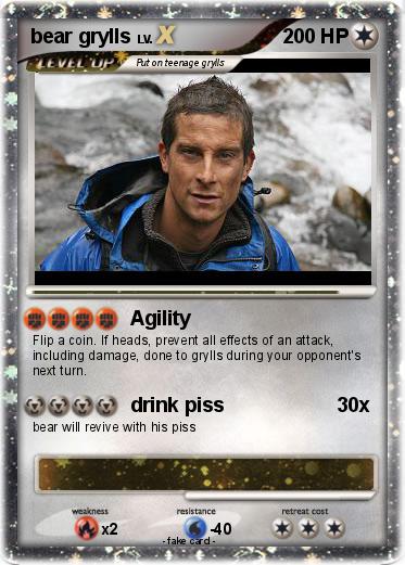 Pokemon bear grylls