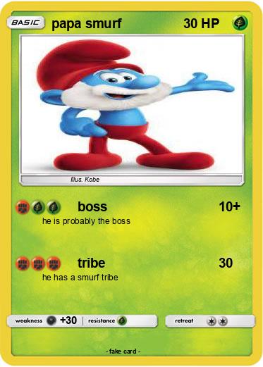 Pokemon papa smurf