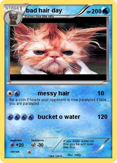 Pokemon bad hair day